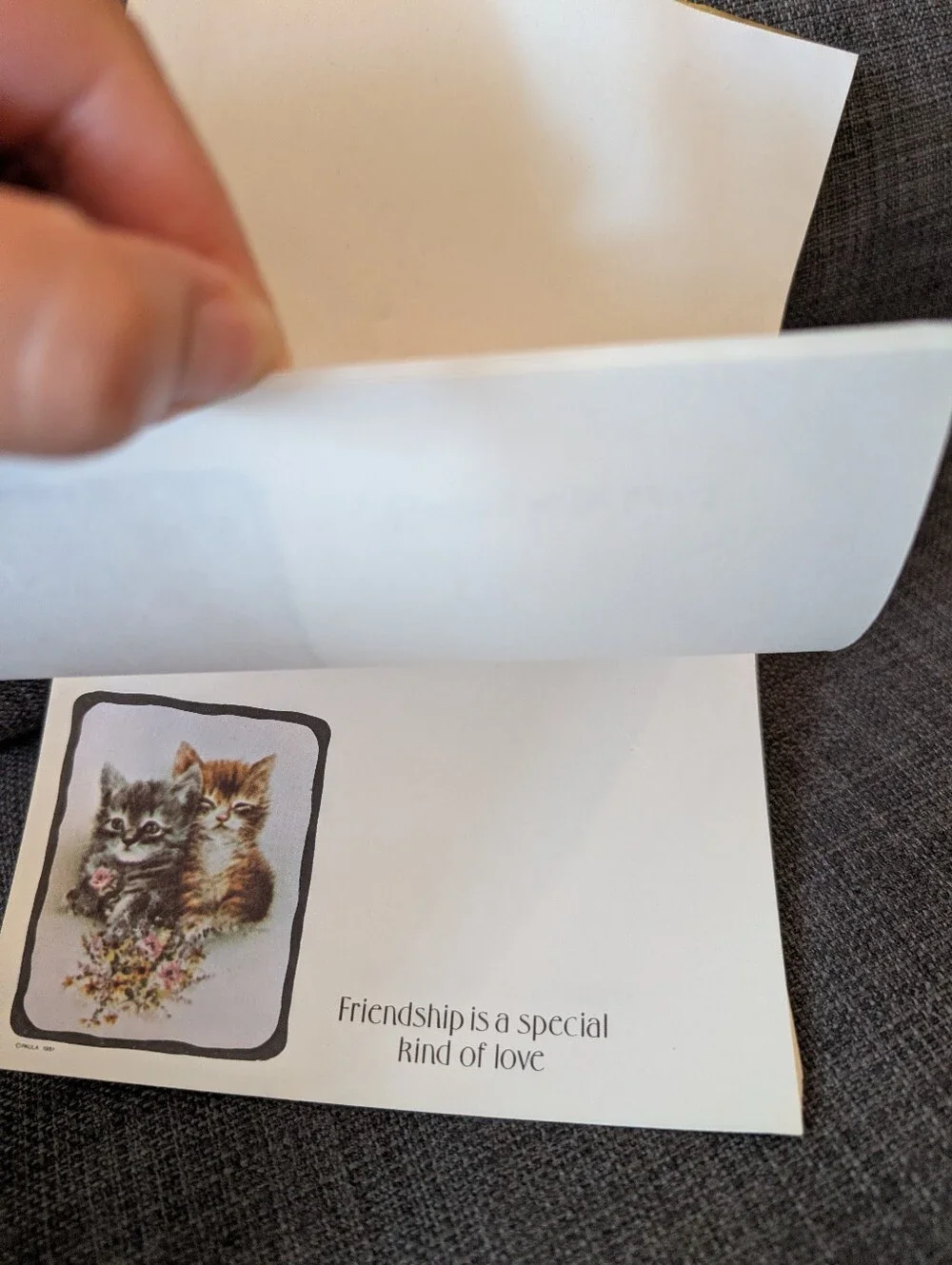 Vintage Cat & Dog Notepad!